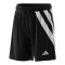 adidas Fortore 23 Short Kids Schwarz Weiss - schwarz