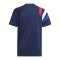 adidas Fortore 23 Trikot Kids Blau Rot Weiss - blau
