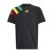 adidas Fortore 23 Trikot Kids Schwarz Grün Gelb - schwarz