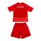 adidas Fortuna Düsseldorf Trikot Set Heim 2025/2026 Kids Rot - rot