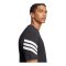 adidas Future Icons Three Stripes T-Shirt Schwarz - schwarz