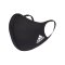 adidas Gesichtsmaske Gr. M/L 3er Set Schwarz - schwarz
