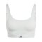 adidas Impact Luxe Sport-BH Damen Grau - grau