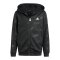 adidas Kapuzenjacke Kids Schwarz Gold - schwarz