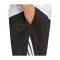 adidas Legends 3 Stripes Short Schwarz - schwarz