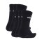 adidas Linear Crew Cushioned 6 Pair Socken Schwarz - schwarz