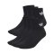 adidas Originals Mid Ankle 6er Pack Socken Schwarz - schwarz