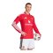 adidas Manchester United Authentic Trikot Langarm Home 2026/2027 Rot - rot