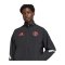 adidas Manchester United Anthem Jacke Schwarz - schwarz