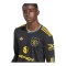 adidas Manchester United Trikot langarm 3rd 2025/2026 Schwarz - schwarz