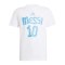 adidas Messi Name und Nummer Graphic T-Shirt Kids Weiss - weiss