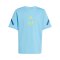 adidas Messi ZNE T-Shirt Kids Blau - blau