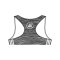 adidas mi Singlet Running Top Damen Grün Weiss - gruen
