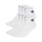 adidas Originals Mid Ankle Socken 6er Pack Weiss - weiss