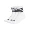adidas Mid Cut 3er Pack Socken Weiß - weiss