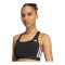 adidas Optime Essentials Workout Sport-BH Damen Schwarz - schwarz