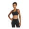 adidas Optime Essentials Workout Sport-BH Damen Schwarz - schwarz
