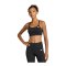 adidas Optime Essentials Workout Sport-BH Damen Schwarz - schwarz