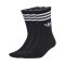 adidas Originals 3 Stripes Crew 3 Pair Socken Schwarz - schwarz