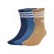 adidas Originals 3 Stripes Crew 3 Pairs Socken Blau - blau