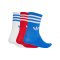 adidas Originals 3 Stripes Crew 3 Pairs Socken Rot - rot