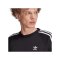 adidas Originals 3S Crew Sweatshirt Schwarz - schwarz