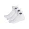 adidas Originals Mid Ankle Socken Weiss Schwarz - weiss