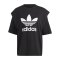 adidas Originals Tee T-Shirt Damen Schwarz - schwarz