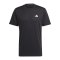 adidas Performance Base T-Shirt Schwarz Weiss - schwarz