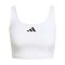 adidas Power Light Support Sport-BH Damen Weiß - weiss