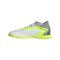 adidas Predator Accuracy.3 IN Halle Crazyrush Kids Weiss Schwarz Gelb - weiss