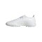 adidas Predator League TF Pearlized Weiss Silber Grau - weiss