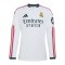 adidas Real Madrid Authentic Trikot Langarm Home 2026/2027 Weiß - weiss