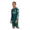 adidas Real Madrid Trikot Langarm Away 2026/2027 Kids Grün - gruen