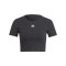 adidas Originals RIB T-Shirt Damen Schwarz - schwarz