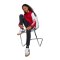 adidas Squadra 25 Hoody Kids Rot - rot