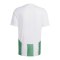 adidas Striped 24 Trikot Weiss Grün - weiss