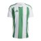 adidas Striped 24 Trikot Weiss Grün - weiss