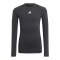 adidas Techfit Underwear Mock Longsleeve Kids Schwarz - schwarz