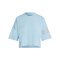 adidas T-Shirt Damen Blau - blau
