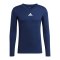 adidas Team Base Top langarm Blau - blau