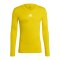 adidas Team Base Top langarm Gelb - gelb