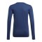 adidas Team Base Top langarm Kids Blau - blau