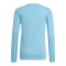 adidas Team Base Top langarm Kids Hellblau - blau