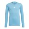 adidas Team Base Top langarm Kids Hellblau - blau