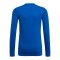 adidas Team Base Top langarm Kids Blau Weiss - blau