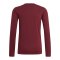 adidas Team Base Top langarm Kids Dunkelrot - rot
