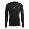 adidas Team Base Top langarm Schwarz - schwarz