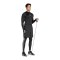 adidas Techfit 3-Stripes Tight Schwarz - schwarz