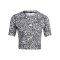 adidas Techfit Cropped T-Shirt Damen Weiss - weiss